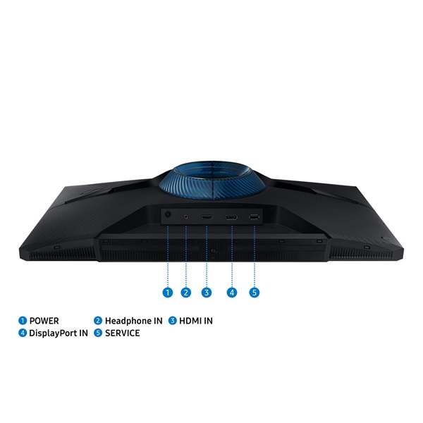 Samsung 24" LS24DG300EUXEN Odyssey G3 G30D FHD VA 180Hz DP/HDMI gamer monitor (Újracsomagolt)