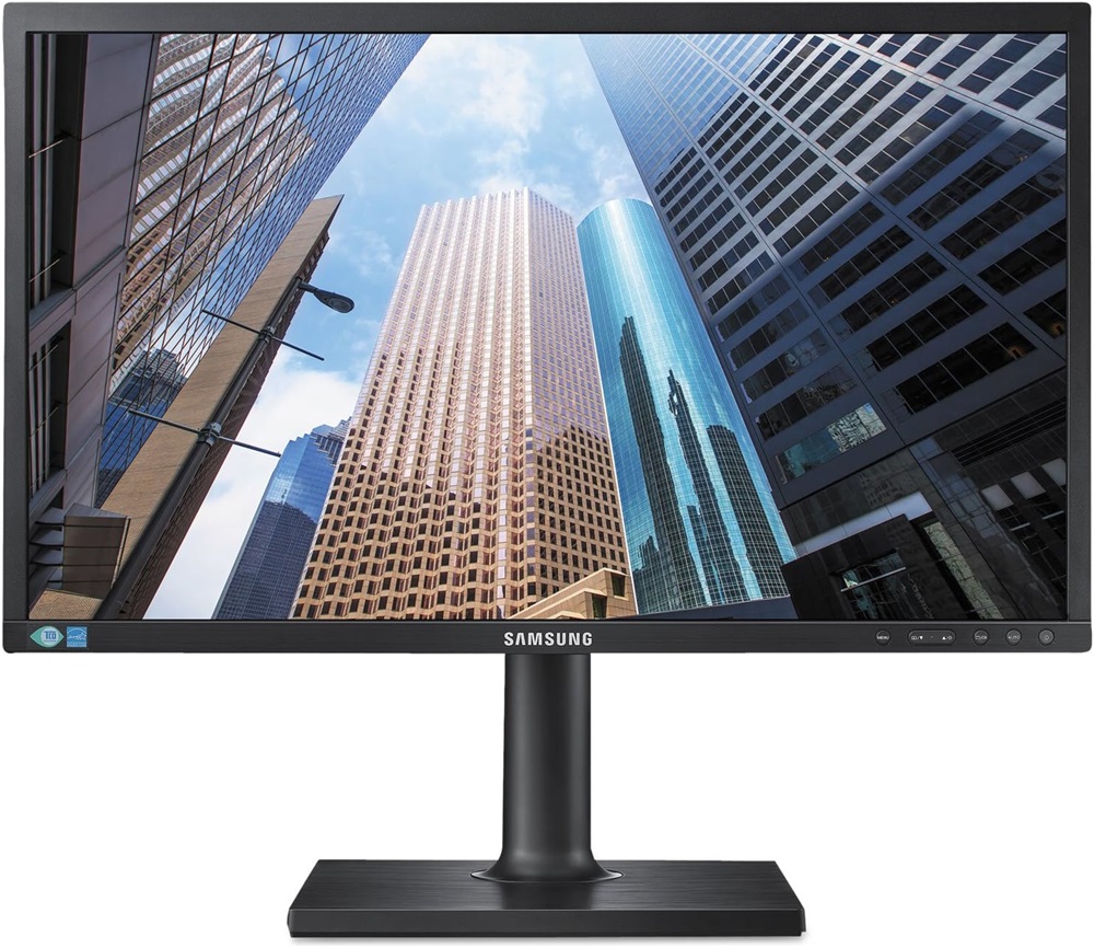 Samsung 24" S24E450D TN FHD VGA/DVI/DP fekete monitor (Használt A)