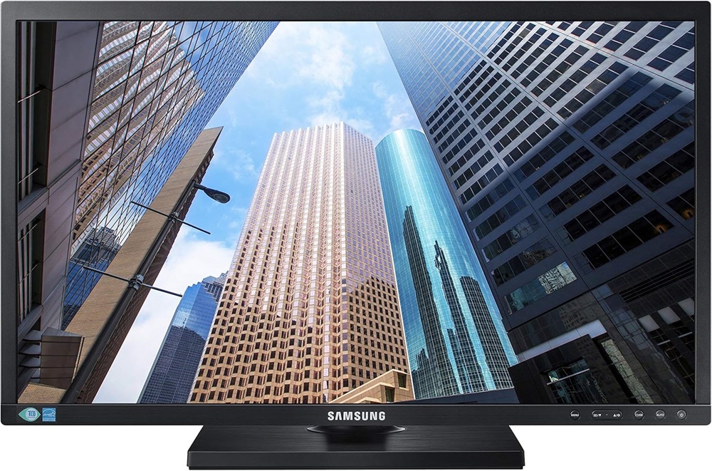 Samsung 24" S24E450D TN FHD VGA/DVI/DP fekete monitor (Használt A)