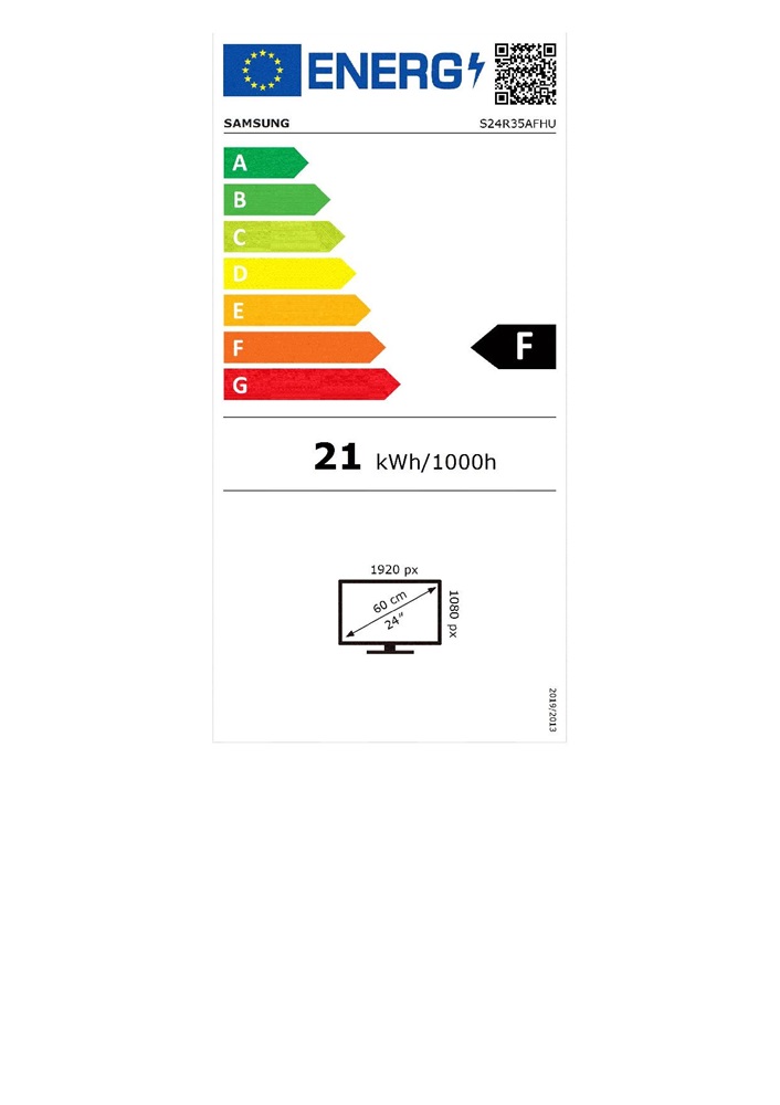 Samsung 23,8" S24R35AFHU FHD VA VGA/HDMI monitor