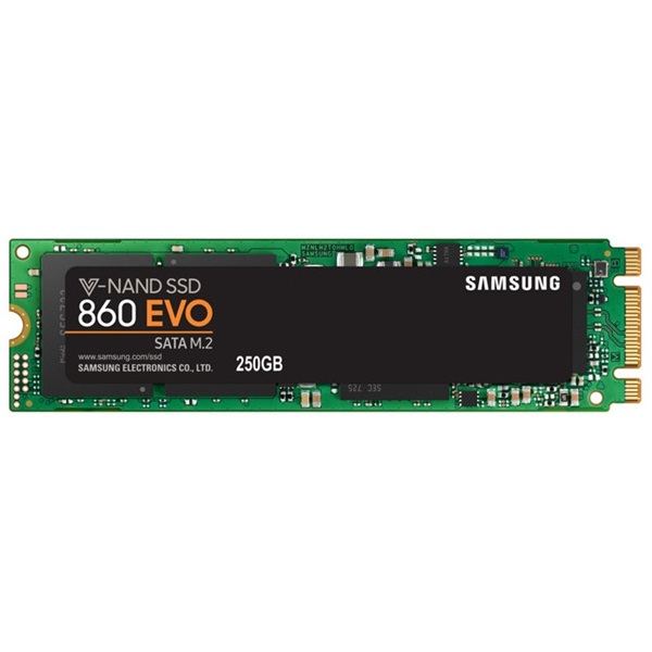 Samsung 250GB SATA3 860 EVO M.2 SATA (MZ-N6E250BW) SSD