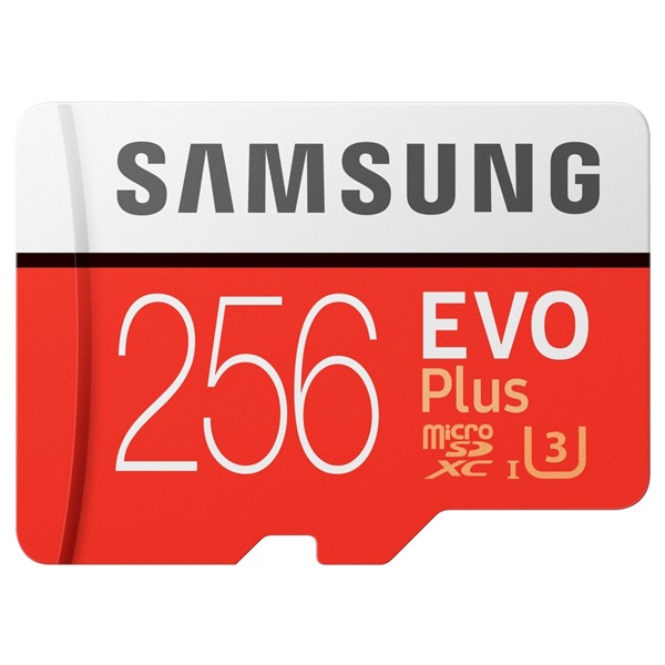 Samsung 256GB SD micro EVO Plus (SDXC Class10) (MB-MC256HA/EU) memóriakártya adapterrel