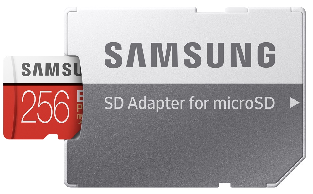Samsung 256GB SD micro EVO Plus (SDXC Class10) (MB-MC256HA/EU) memóriakártya adapterrel