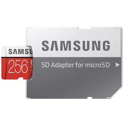 Samsung 256GB SD micro EVO Plus (SDXC Class10) (MB-MC256HA/EU) memóriakártya adapterrel