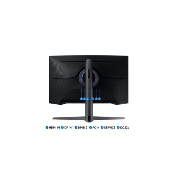 Samsung 27" G7 QHD 240Hz VA HDMI/DP/USB ívelt gamer monitor