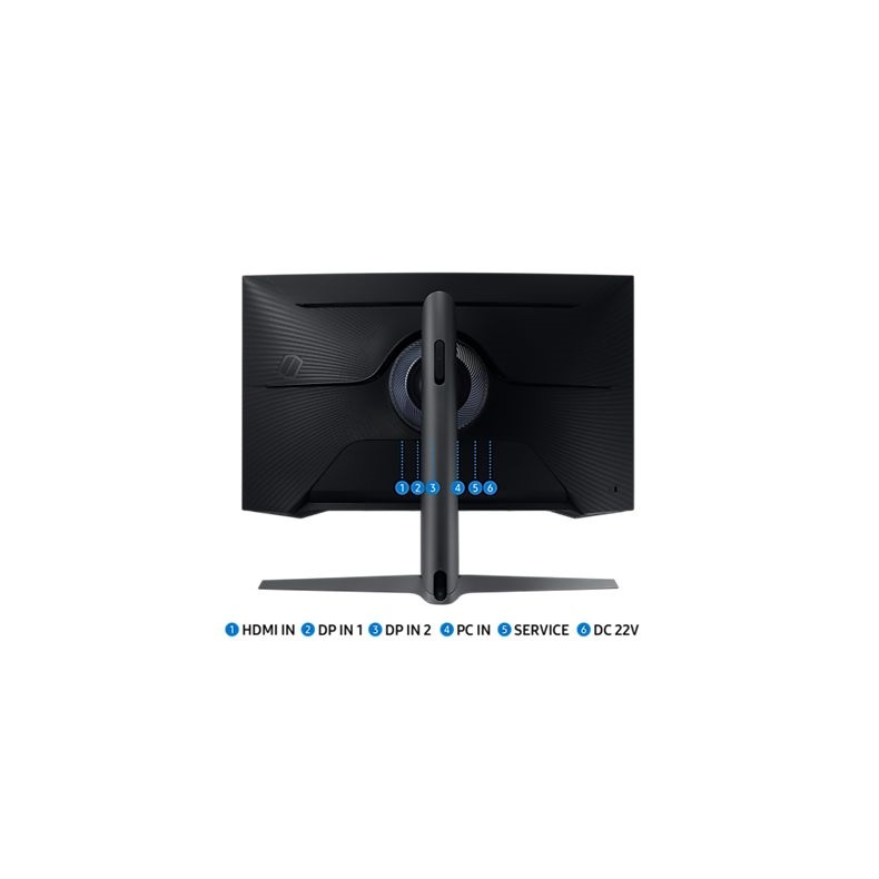 Samsung 27" G7 QHD 240Hz VA HDMI/DP/USB ívelt gamer monitor