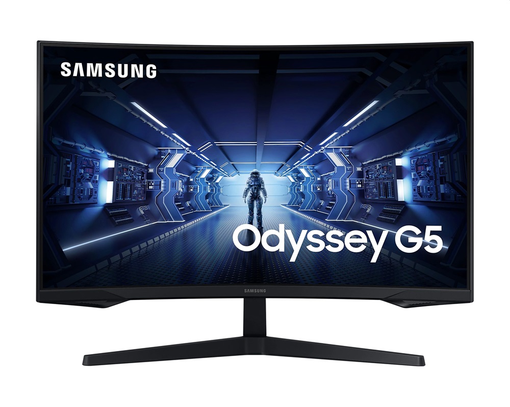 Samsung 27" LC27G55TQBUXEN VA WQHD 144Hz HDMI/DP ívelt gamer monitor