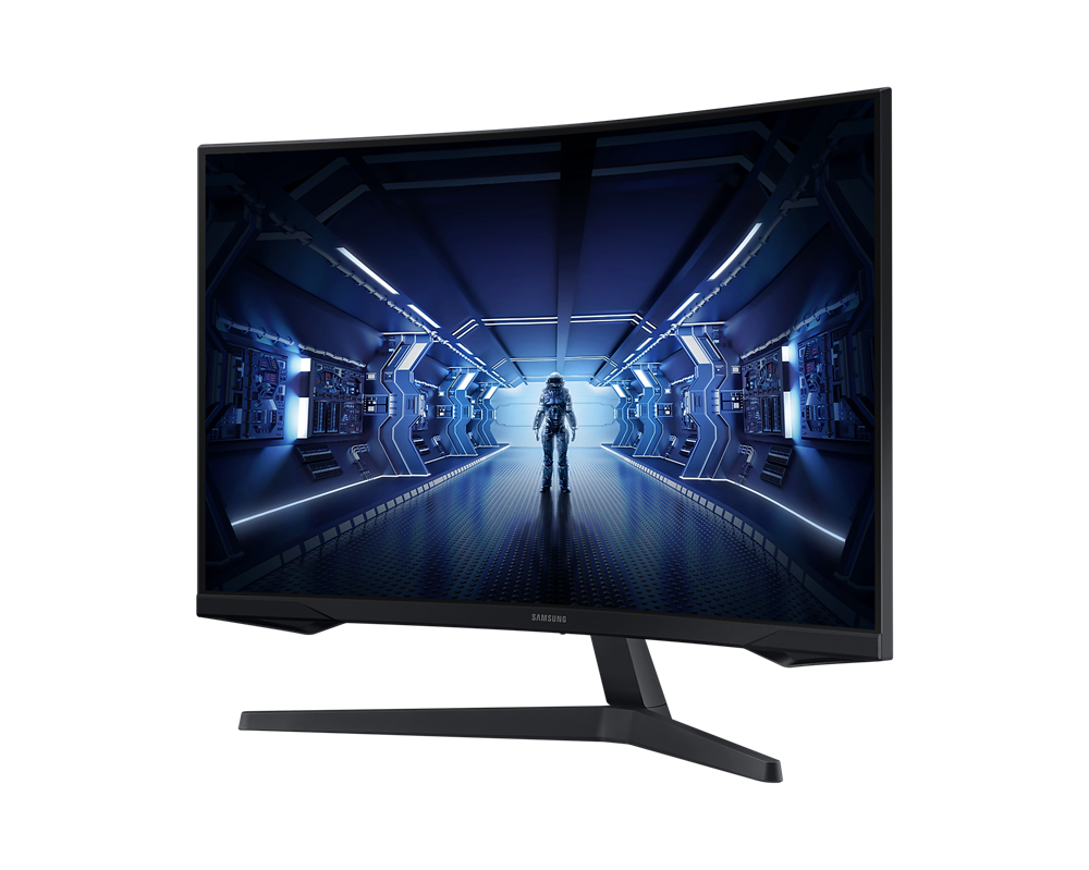 Samsung 27" LC27G55TQBUXEN VA WQHD 144Hz HDMI/DP ívelt gamer monitor