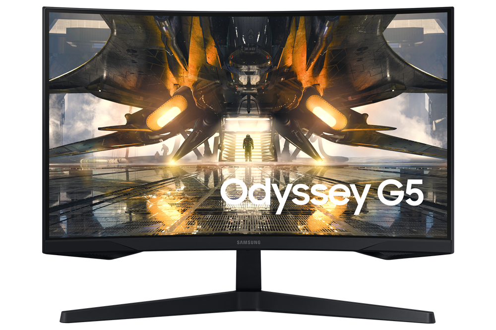 Samsung 27" LS27AG550EPXEN QHD 165Hz HDMI/DP HDR10 ívelt kijelzős gamer monitor