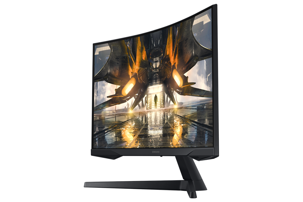 Samsung 27" LS27AG550EPXEN QHD 165Hz HDMI/DP HDR10 ívelt kijelzős gamer monitor