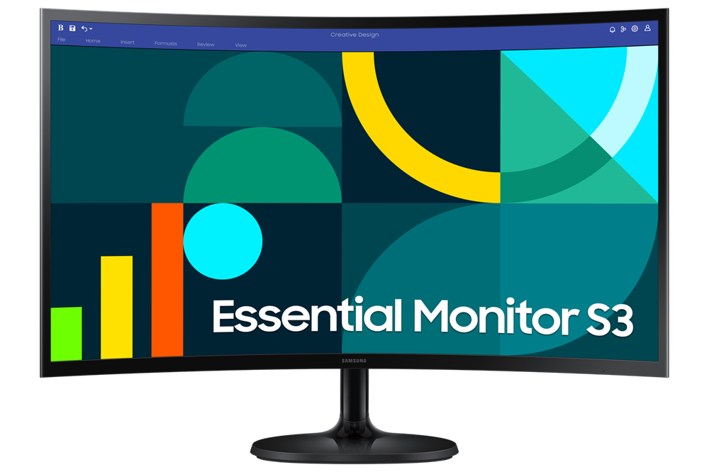 Samsung 27" LS27D360GAUXEN FHD VA 100Hz VGA/HDMI ívelt monitor