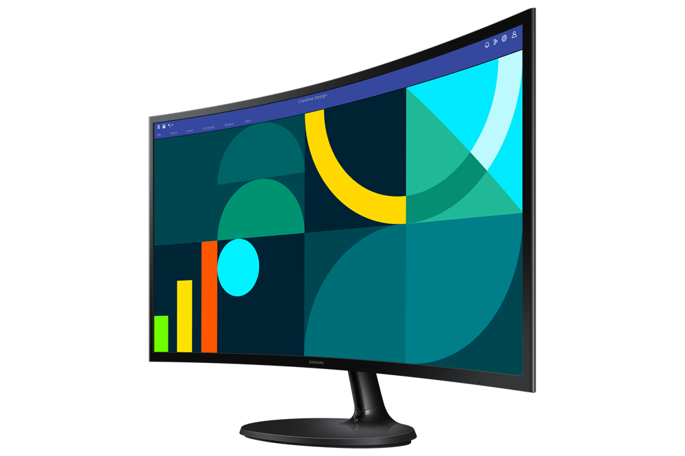 Samsung 27" LS27D360GAUXEN FHD VA 100Hz VGA/HDMI ívelt monitor