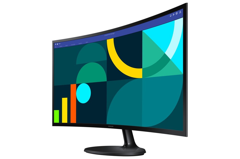 Samsung 27" LS27D360GAUXEN FHD VA 100Hz VGA/HDMI ívelt monitor (Újracsomagolt)