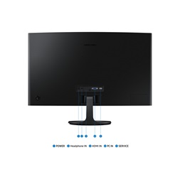 Samsung 27" LS27D360GAUXEN FHD VA 100Hz VGA/HDMI ívelt monitor (Újracsomagolt)