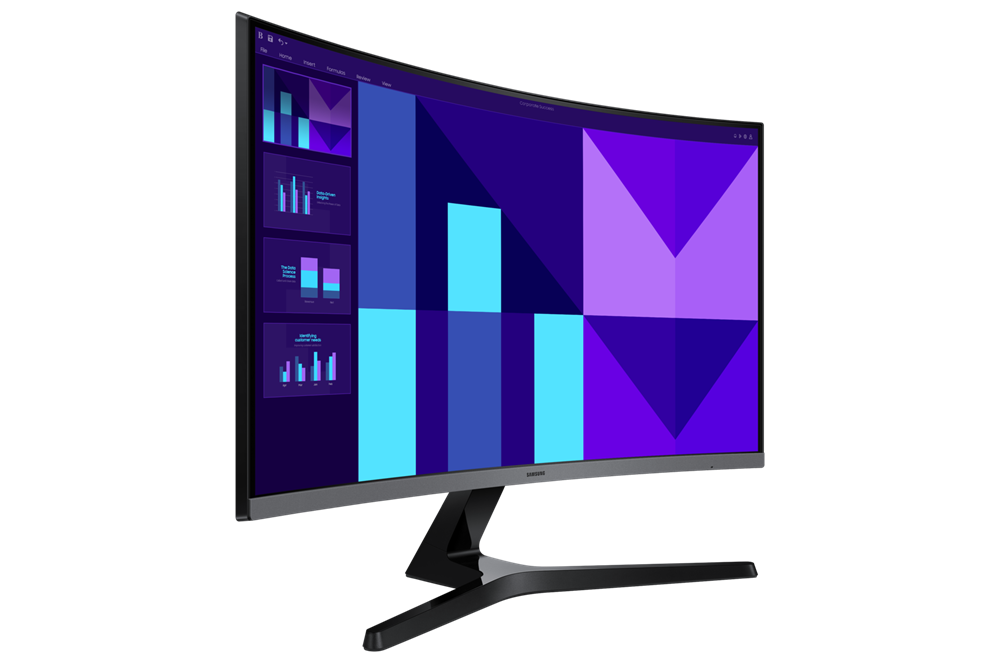 Samsung 27" LS27D390GAUXEN FHD VA VGA/HDMI ívelt monitor