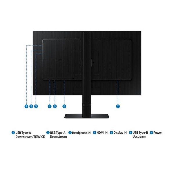 Samsung 27" LS27D600EAUXEN ViewFinity S6 S60D QHD IIPS 100HZ DP/HDMI/USB monitor