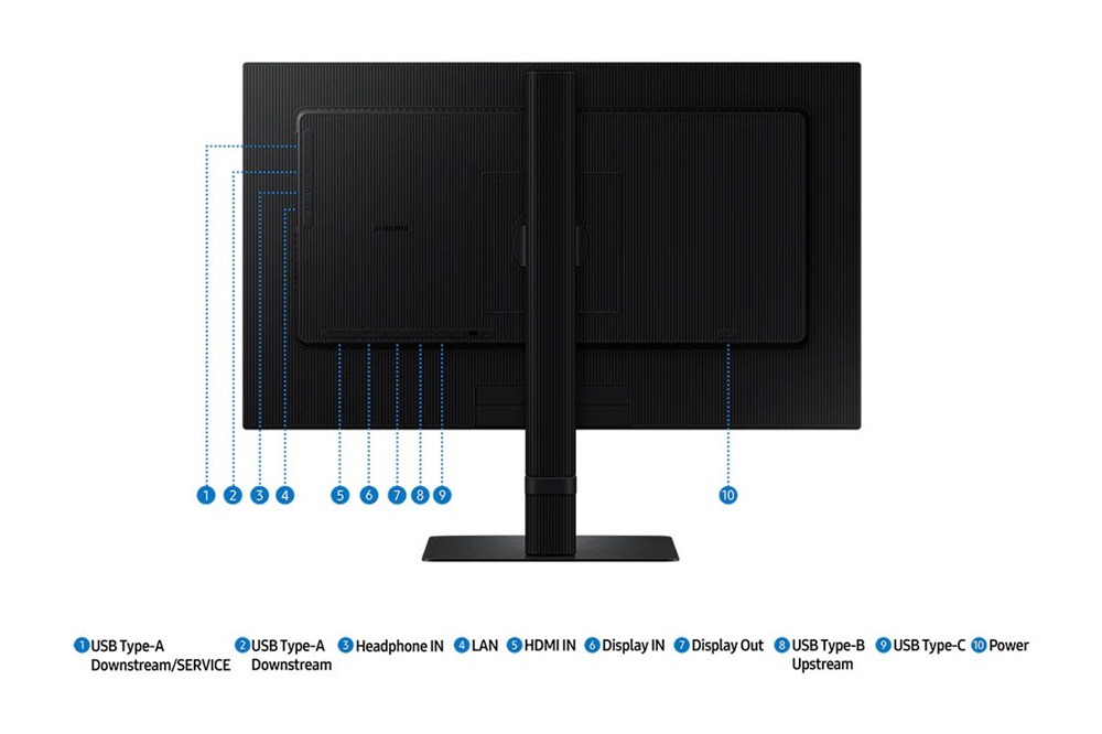 Samsung 27" LS27D600UAUXEN ViewFinity S6 S60UD QHD IPS DP/HDMI/USB/USB-C/RJ45 monitor