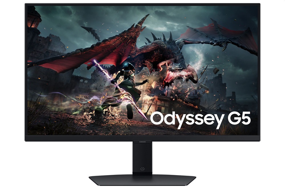 Samsung 27" LS27DG502EUXEN Odyssey G5 G50D QHD IPS 180Hz DP/HDMI gamer monitor