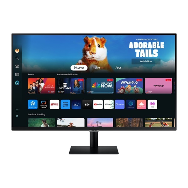 Samsung 27" LS27DM500EUXDU Smart M5 FHD VA HDMI/USB/Wi-Fi/Bluetooth monitor