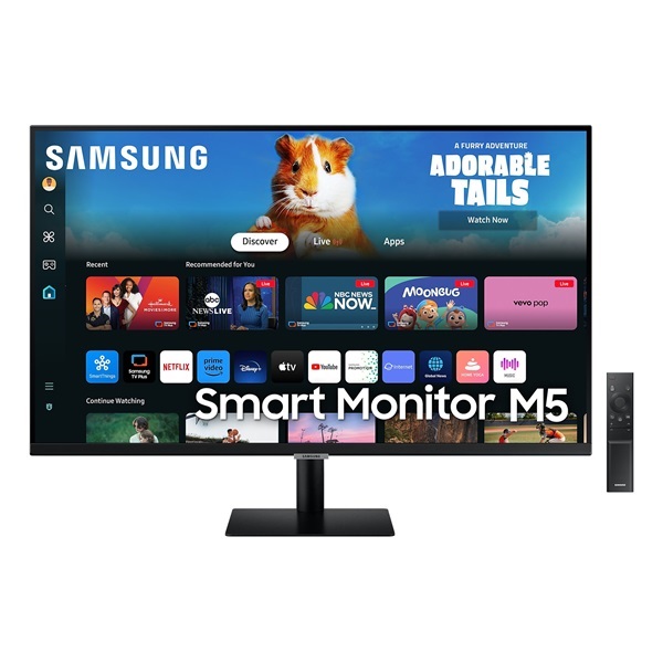 Samsung 27" LS27DM500EUXDU Smart M5 FHD VA HDMI/USB/Wi-Fi/Bluetooth monitor
