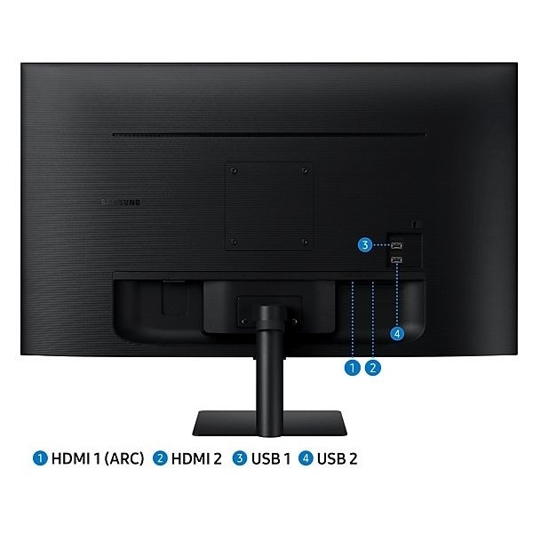 Samsung 27" M5 S27BM500EU FHD VA HDR10 fekete SMART monitor távirányítóval (Újracsomagolt)