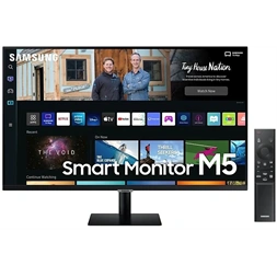 Samsung 27" M5 S27BM500EU FHD VA HDR10 fekete SMART monitor távirányítóval (Újszerű)