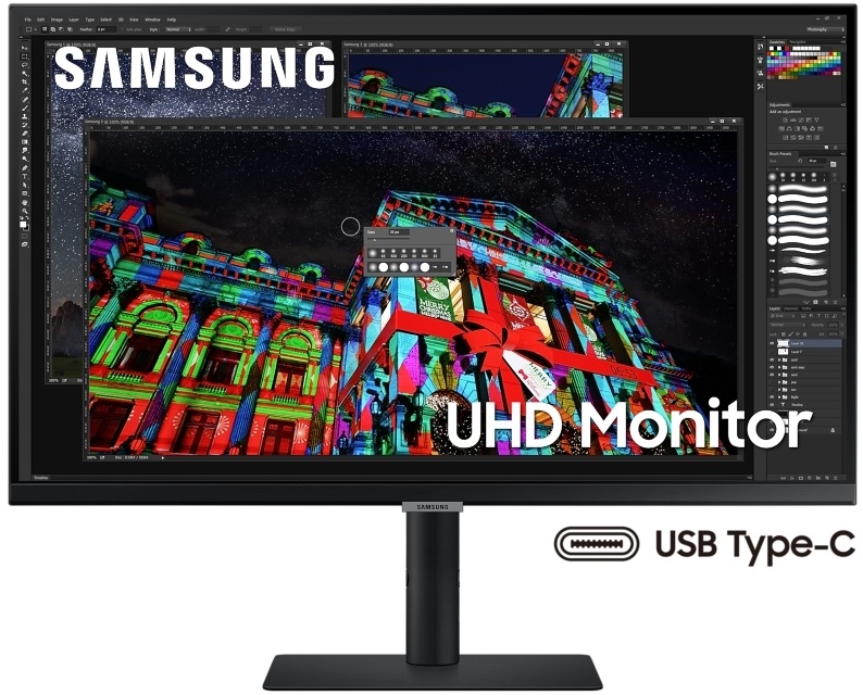 Samsung 27" S27A800UJU UHD IPS HDMI Display Port HDR10 monitor