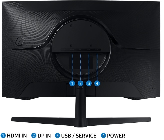 Samsung 27" S27AG550EU QHD VA 165Hz ívelt kijelzős gamer monitor