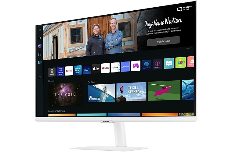 Samsung 27" M5 S27BM501EU FHD VA HDR10 fehér SMART monitor távirányítóval
