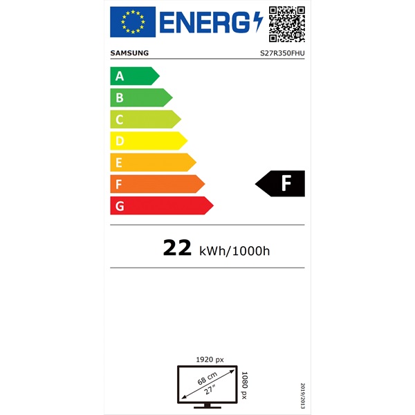Samsung 27" S27R350FHU FHD IPS VGA/HDMI kék-szürke LED monitor
