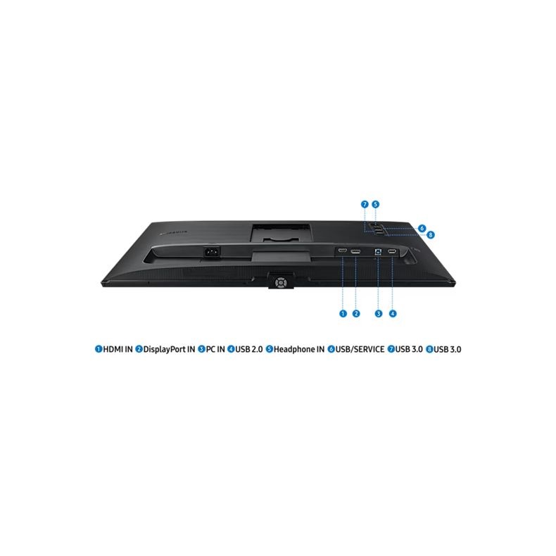 Samsung 27" S60UA QHD IPS HDMI/DP/USB monitor