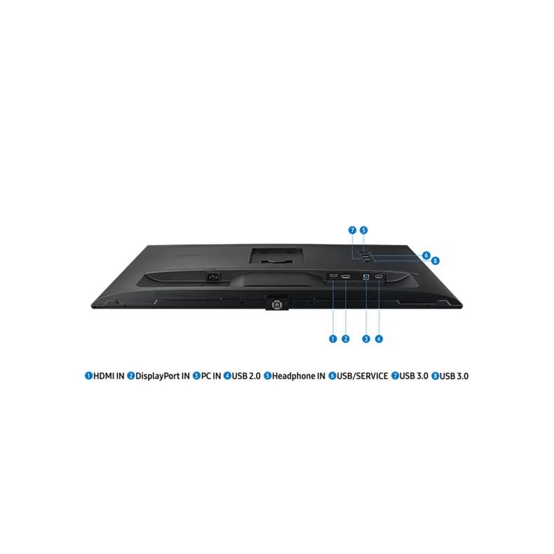 Samsung 27" S80A UHD IPS HDMI/DP/USB monitor