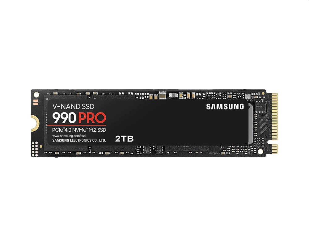Samsung 2TB M.2 NVMe 2280 990 Pro (MZ-V9P2T0BW) fekete SSD