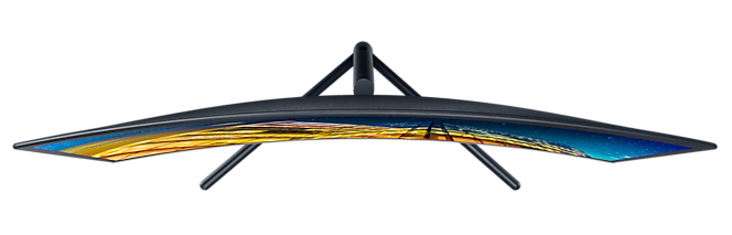 Samsung 31,5" U32R590CWR 4K UHD VA HDMI/DP kékes-sötétszürke ívelt LED monitor