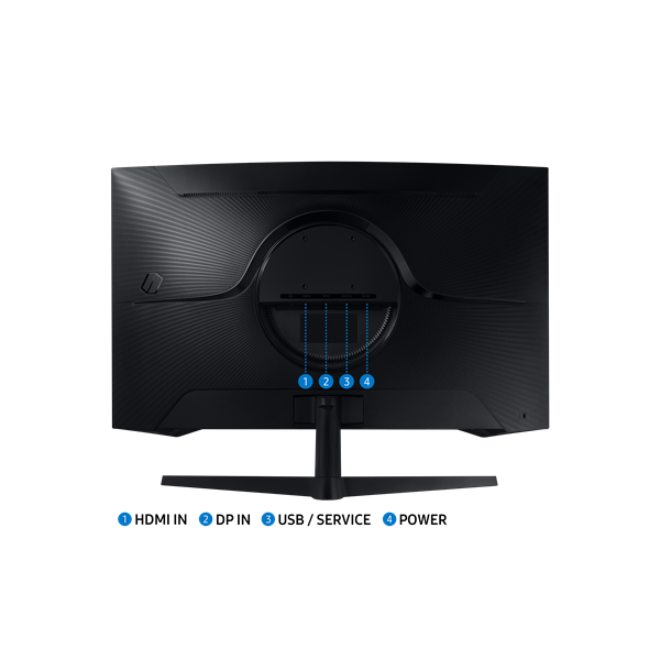 Samsung 32" LS32AG550EPXEN QHD 165Hz HDMI/DP HDR10 ívelt kijelzős gamer monitor