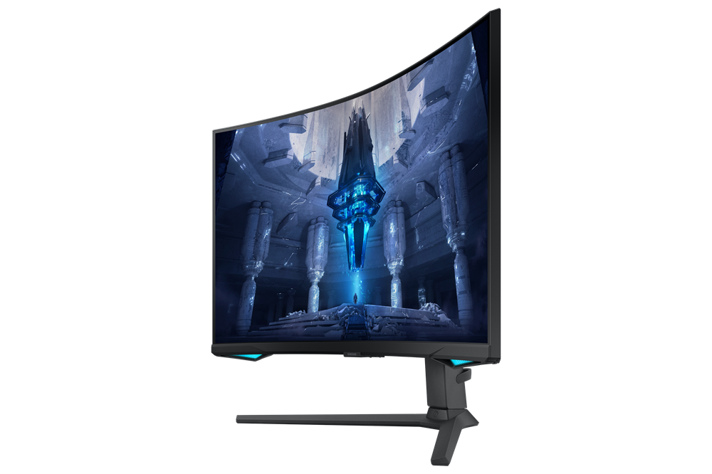 Samsung 32" LS32BG750NPXEN UHD 165Hz HDMI/DP ívelt kijelzős gamer monitor