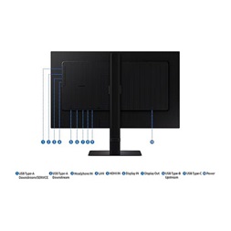 Samsung 32" LS32D600UAUXEN ViewFinity S6 S60UD QHD IPS DP/HDMI/USB/USB-C/RJ45 monitor