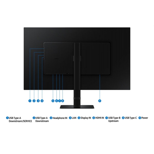 Samsung 32" LS32D800UAUXEN ViewFinity S8 S80UD 4K UHD IPS DP/HDMI/USB/USB-C/RJ45 monitor