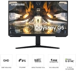 Samsung 32" S32AG500PU WQHD IPS 165Hz HDMI/DP HDR10 monitor