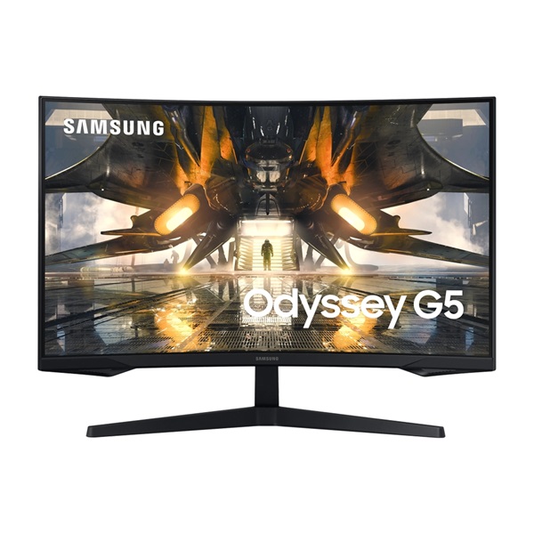 Samsung 32" S32AG550EU QHD VA 165Hz HDMI/DP fekete ívelt gamer monitor