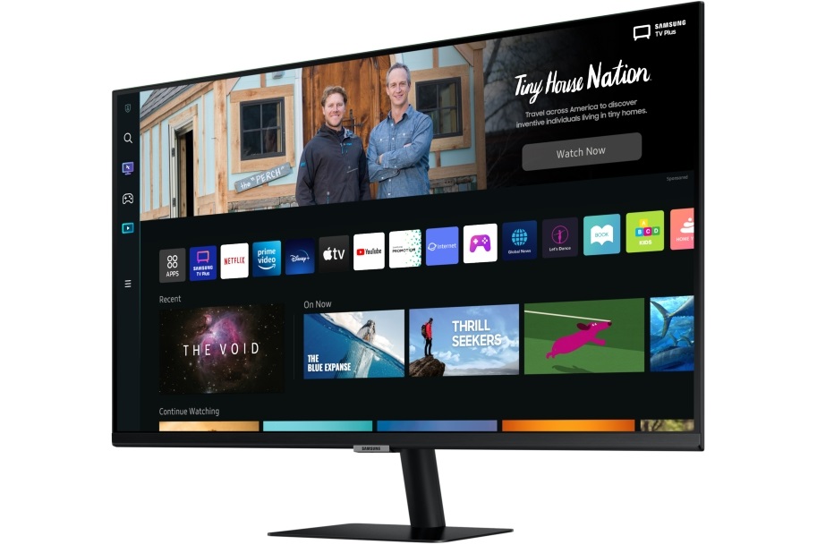 Samsung 32" M5 S32BM500EU FHD VA HDMI/USB/Bluetooth/WiFi fekete smart monitor távirányítóval
