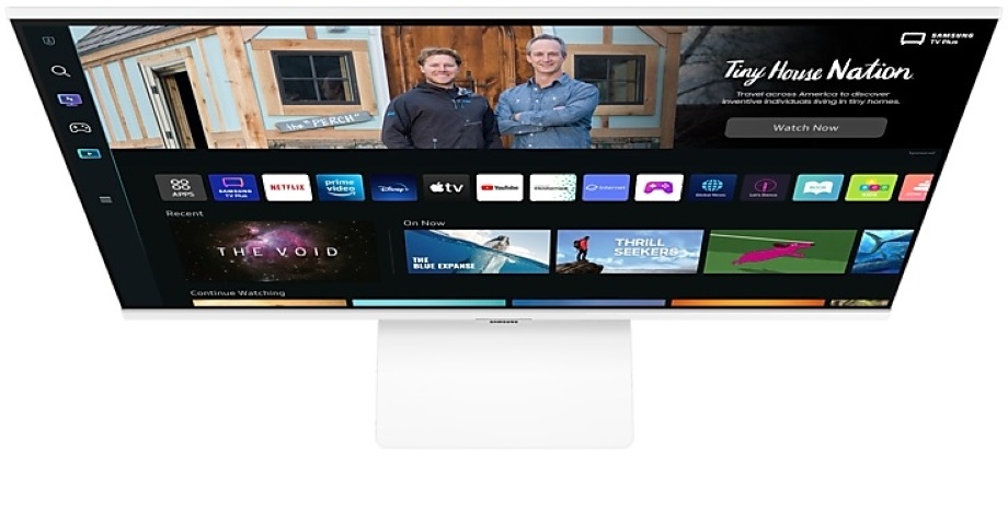 Samsung 32" M5 S32BM501EU FHD VA HDMI/USB/Bluetooth/WiFi fehér smart monitor távirányítóval