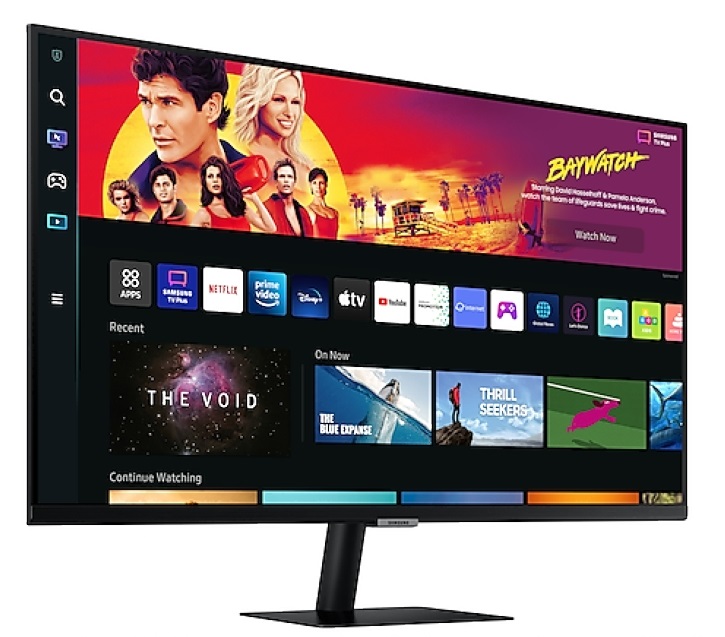 Samsung 32" M7 S32BM700UU 4K UHD VA HDMI/USB/Bluetooth/WiFi fekete smart monitor távirányítóval