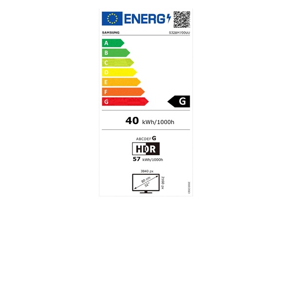 Samsung 32" M7 S32BM700UU 4K UHD VA HDMI/USB/Bluetooth/WiFi fekete smart monitor távirányítóval