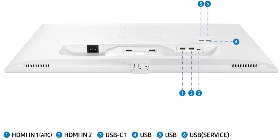 Samsung 32" M7 S32BM701UU 4K UHD VA HDMI/USB/Bluetooth/WiFi fehér smart monitor távirányítóval