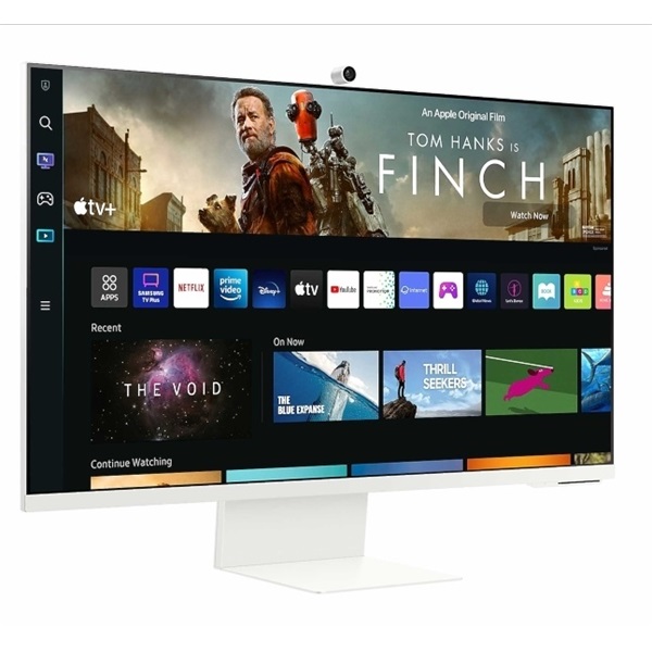Samsung 32" M8 S32BM801UU 4K UHD VA USB/Bluetooth/WiFi fehér SMART monitor távirányítóval