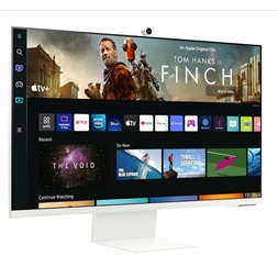 Samsung 32" M8 S32BM801UU 4K UHD VA USB/Bluetooth/WiFi fehér SMART monitor távirányítóval