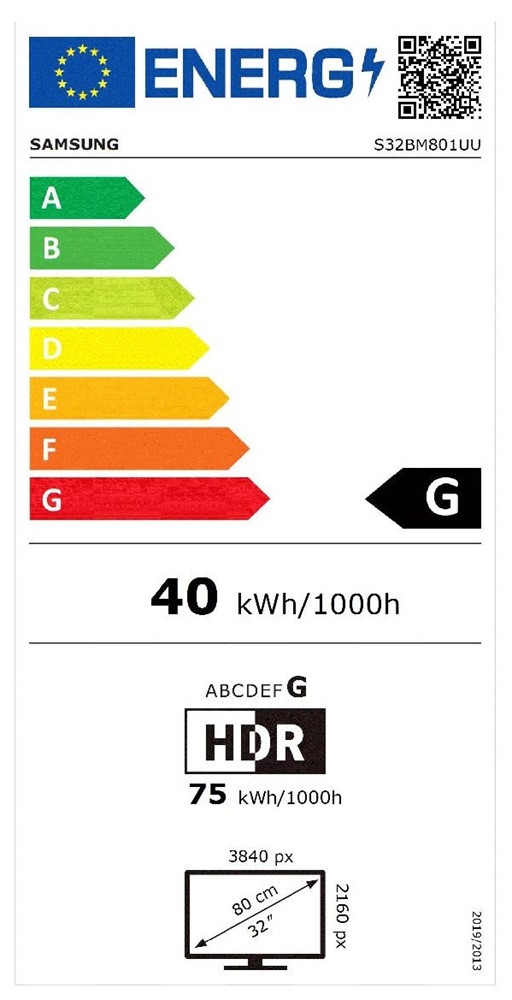 Samsung 32" M8 S32BM801UU 4K UHD VA USB/Bluetooth/WiFi fehér SMART monitor távirányítóval