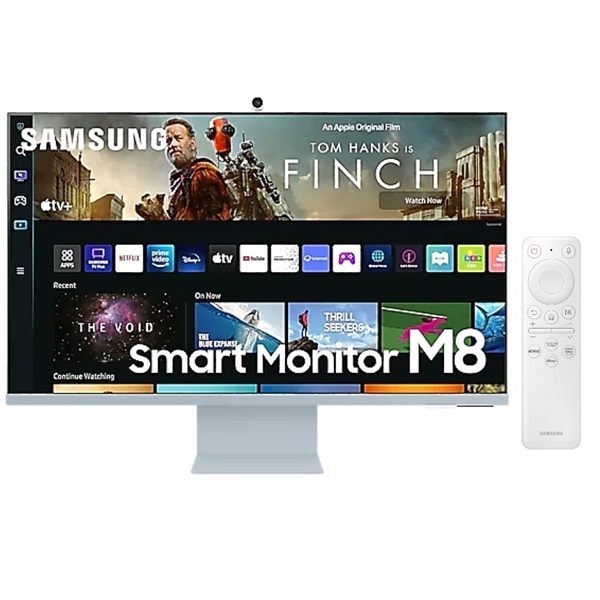 Samsung 32" M8 S32BM80BUU 4K UHD VA USB/Bluetooth/WiFi kék SMART monitor távirányítóval