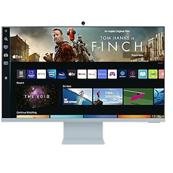 Samsung 32" M8 S32BM80BUU 4K UHD VA USB/Bluetooth/WiFi kék SMART monitor távirányítóval
